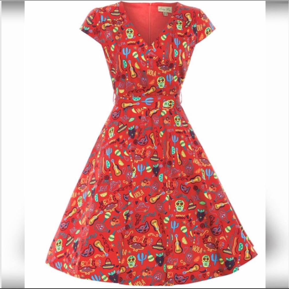 Lindy Bop-Swing Dress-NEW-Size: US 12 / UK 16